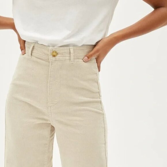 Everlane The Corduroy Wide-Leg Pant - Sandstone - Picture 1 of 7